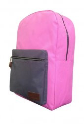 Unisex INQ Pink-Grey Backpack  Sırt Çantası Fİ05 - 5