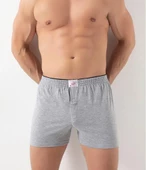 Donex Erkek Pamuklu Düz Renk Penye Boxer Renk Seçenekli 2303 - 2
