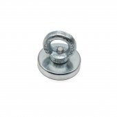 Magnet Fishing Süper Güçlü Halkalı Neodyum Pot Mıknatıs, 48mm Çap, Kanca Kurtarma Mıknatısı - 1