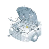 VW Passat B5.5 2001-2005 Motor Kaput Amortisörü Pistonu 3B0823359C - 2
