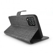 Samsung Galaxy A22 -M22 Kılıf FitCase Fabric Kapaklı Cüzdanlı - 2
