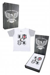 eşiktaş Orijinal Bebek T-Shirt Hediyelik Ahşap Kutulu - 1
