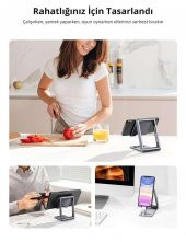 Ugreen Alüminyum Masaüstü Telefon Tablet Tutucu Stand Gri - 4