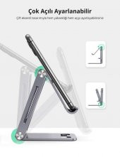 Ugreen Alüminyum Masaüstü Telefon Tablet Tutucu Stand Gri - 5