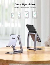 Ugreen Alüminyum Masaüstü Telefon Tablet Tutucu Stand Gri - 7