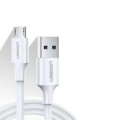 UGREEN Micro USB Şarj ve Data Kablosu Beyaz 2 Metre - 2