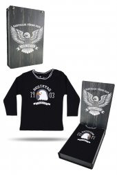 Beşiktaş Orijinal Bebek T-Shirt Hediyelik Ahşap Kutulu - 1