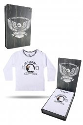 Beşiktaş Orijinal Bebek T-Shirt Hediyelik Ahşap Kutulu - 3