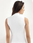 Şahinler Bayan Balıkçı Yaka Kısa Kollu Likralı Atlet B1035 thumbnail 4