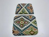 Knsz minder seti 1 li mazlum kilim desen oturma ve sırt tel sandalyesi minderi bir arada - 2
