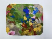 Knsz oturma minderi 1 li artis&mutlu çiçek desen tel bar taburesi sandalyesi için thumbnail 1