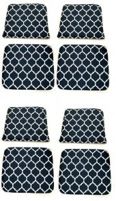 Knsz minder seti 4 lü mazlum viona kumaş oturma ve sırt tel sandalyesi minderi bir arada thumbnail 1