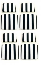 Knsz minder seti 4 lü zng&mğr&uslu tuan kumaş tel bar sandalyesi oturma ve sırt minderi set thumbnail 1