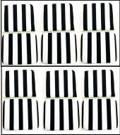 Knsz minder seti 6 lı zng&mğr&uslu tuan kumaş tel bar sandalyesi oturma ve sırt minderi set thumbnail 2