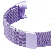 Fitbit Charge 3 Metal Milano Loop Kayış Kordon(l Beden) - MOR - 5