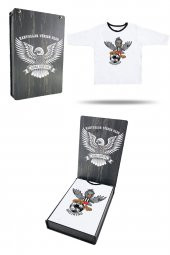 Beşiktaş Orijinal Bebek T-Shirt Hediyelik Ahşap Kutulu - 1