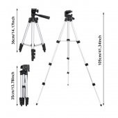 Telefon Ve Kamera Tutucu Tripot Ayak 105 Cm (Telefon Tutuculu) - 1