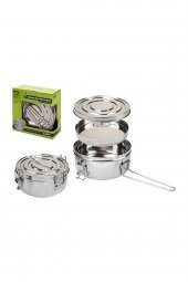 Summit 670001 - Paslanmaz Çelik 1000ml.Yemek Seti - 1