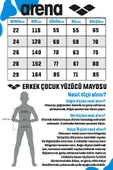 Arena 21130 - Satamis Youth Erkek Çocuk Yüzücü Mayosu - 10