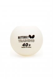 Butterfly 16005B-W - Tekli Masa Tenisi Antrenman Topu Beyaz - 1