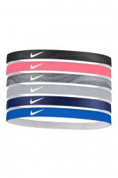 Nike N.000.2545 - Printed Hairbands 6lı Saç Bandı - 4