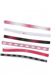 Nike N.000.2545 - Printed Hairbands 6lı Saç Bandı - 7