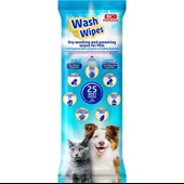 Bio Pet Active Wash Wipes Kuru Yıkama Bakım Havlusu (25 Adet) - 1