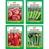Arzuman Köy Tipi Domates Mazamort Biber Yağlık Biber Beith Alpha Hıyar Tohumu - 1