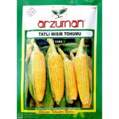 Arzuman Küçük Çiftlik Tatlı Mısır Tohumu 25 gr Hibrit Şeker Mısır - 1