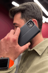 Samsung Galaxy A23 Cüzdan Kılıf Kapaklı Stantlı Lacivert thumbnail 4