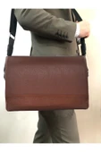 Bagorama BOND Unisex Suni Deri 14 Postacı ve Evrak Çantası thumbnail 11