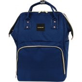 Çok Amaçlı Anne Bebek Bakım Sırt Çantası Klasik Mavi - 1
