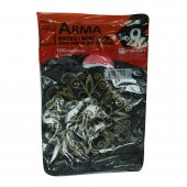 Naksan Arma Baskılı Mini Poşet Eczane Mağaza Dükkan Poşeti Karma Desen Renk 32X20 100 Adet No:0 - 1