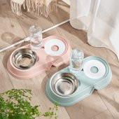 Mikopet Kedi Köpek Mama Su Kabı-Pembe - 2