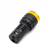 Siren Işıklı Flaşör Buzzer Sarı Led AD16-22SM 24v Dc 22mm Çap - 2
