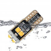 Dekoratif led ampul T10-6SMD 3030 CANBUS 12V çift turuncu / LAAM866 - 3