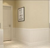 Renkli Duvarlar Beyaz Lambri 3D Kendinden Yapışkanlı Duvar Kağıdı Paneli NW43 thumbnail 4