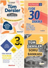 3. Sınıf 4lü Set (Tüm D. Soru B.+ Kılavuz D. + Tekrar Testleri + Evde 30 Dk) - Tudem Yayınları - 1