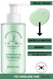 Dermal CICA x Mide Cleanser Oil Centella Asiatica ve Seramid Özlü Temizleme Yağı 150 ML - 1