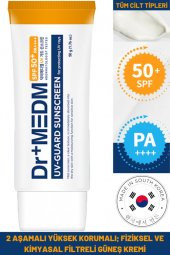 Dr+MEDM SPF50/PA++++ UV 50 ML Guard Sunscreen Yüksek Koruma Fiziksel&Kimyasal Filtreli Güneş Kremi - 1