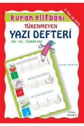 Kuran Elifbası Tükenmeyen Yazı Defteri (4+ Yaş) (kod:73) - 1