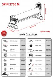 Halı Sıkma Makinası SPIN-2700-M - 3
