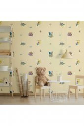 ADAWALL 8941 SERIE | TOM AND JERRY CARTOON CHARACTERS DUVAR KAĞIDI (8941-1 : BEJ, AÇIK) - 3