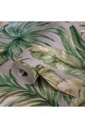 ADAWALL 4714 SERIE | PALM LEAVES AND TROPICAL JUNGLE INSPIRED DUVAR KAĞIDI (4714-4 BEYAZ) - 2