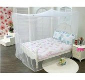 Büyük Boy Sineklik Yatak Cibinliği 200x150 h150 Beyaz Tül Sineksavar Rahat Uyku ve Yaşam ortamı thumbnail 1