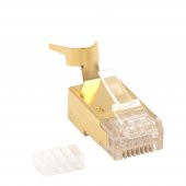 Cat. 7 RJ45 Network Konnektör Gold - 1