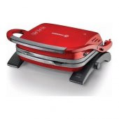 Korkmaz A329-16 Tostkolik Kırmızı 1800 W Granit Tost Makinesi - 1