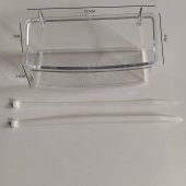 Askılı Şeffaf Tavşan, Hamster, Ginepig, Sincap Yemliği 15cm 1Adet - 1