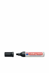 Edding Markör Permanent Kesik Uçlu 2-7 MM Siyah (10 Lu Paket) - 1