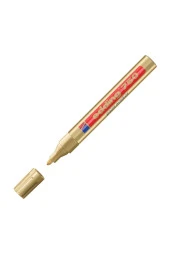 Edding Markör Boya 2-4 MM Yuvarlak Uçlu Altın Dekor Boya Kalemi (10 Lu Paket) - 1